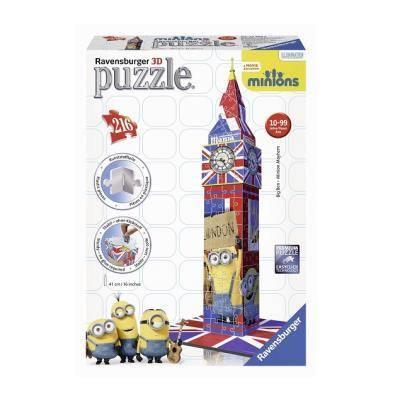 Big Ben Minions Puzzle 3D Building Ravensburger (12589) - 2