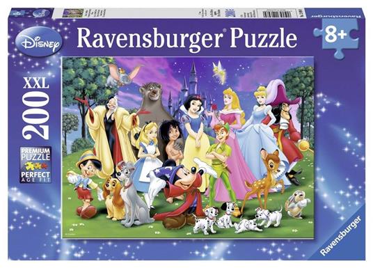 Ravensburger - Puzzle Amici di Disney, 200 Pezzi XXL, Età Raccomandata 8+ Anni - 3