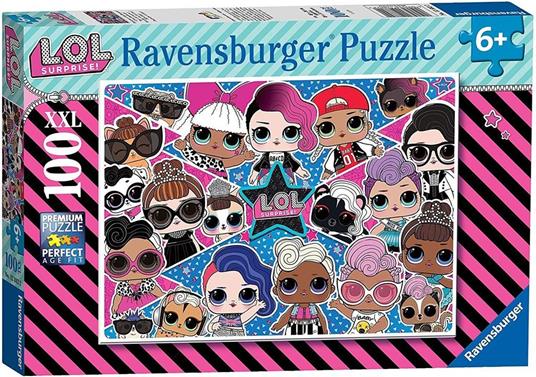 Ravensburger LOL Surprise Puzzle per Bambini, Multicolore, 100 Pezzi XXL, 12882 - 4