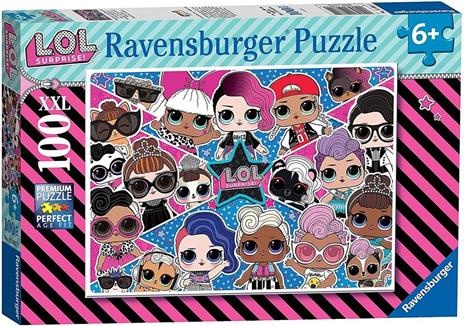 Ravensburger LOL Surprise Puzzle per Bambini, Multicolore, 100 Pezzi XXL, 12882 - 3