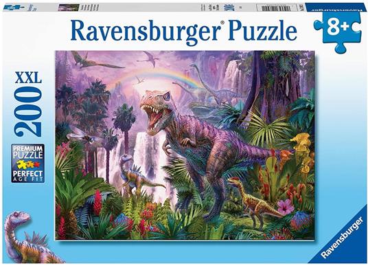 Ravensburger - Puzzle Paese dei dinosauri, 200 Pezzi XXL, Età Raccomandata 8+ Anni - 3