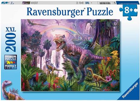 Ravensburger - Puzzle Paese dei dinosauri, 200 Pezzi XXL, Età Raccomandata 8+ Anni - 5