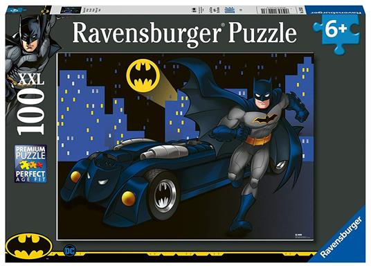 Ravensburger - Puzzle Batman, 100 Pezzi XXL, Età Raccomandata 6+ Anni