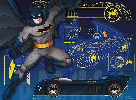 Ravensburger - Puzzle Batman B, 100 Pezzi XXL, Età Raccomandata 6+ Anni - 3