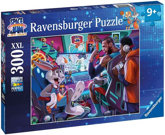 Ravensburger - Puzzle Space Jam, 300 Pezzi XXL, Età Raccomandata 9+ Anni - 2