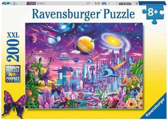 Ravensburger - Puzzle Città cosmica, 200 Pezzi XXL, Età Raccomandata 8+  Anni - Ravensburger - Puzzle 200 pz. XXL - Puzzle da 100 a 300 pezzi -  Giocattoli | IBS