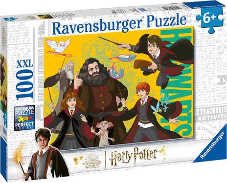 Ravensburger - Puzzle Harry Potter 100 Pezzi XXL, Età Raccomandata 6+ Anni - 2