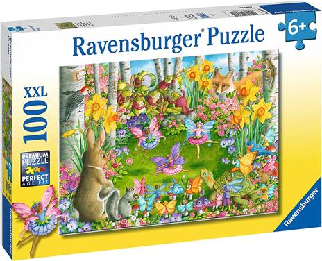 Ravensburger - Puzzle Il balletto delle fate, 100 Pezzi XXL, Età Raccomandata 6+ Anni - 2