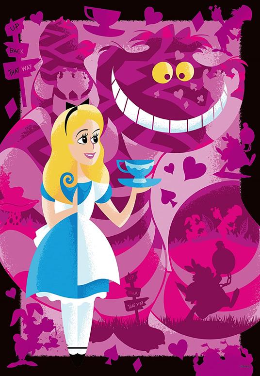 Ravensburger - Puzzle Disney Alicia, 300 Pezzi, 8+, Limited edition Disney 100 - 4