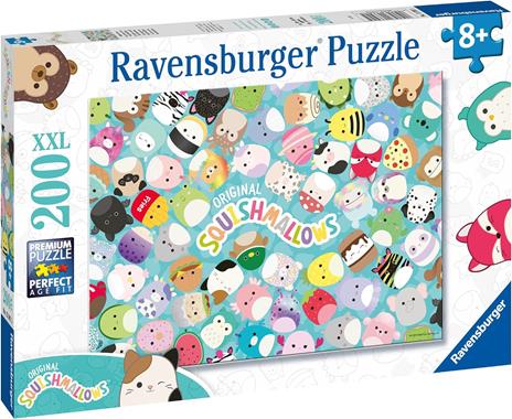 Ravensburger - Puzzle Squishmallows, 200 Pezzi XXL, Età Raccomandata 8+ Anni - 2