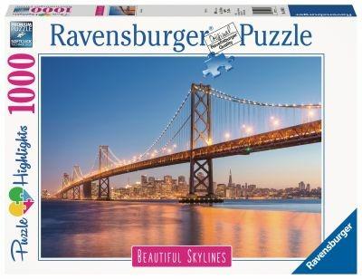 Ravensburger - Puzzle San Francisco, Collezione Beautiful Skylines, 1000 Pezzi, Puzzle Adulti - 12