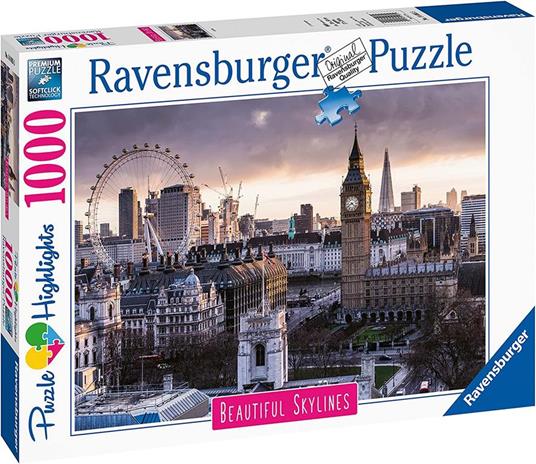 Ravensburger - Puzzle London, Collezione Beautiful Skylines, 1000 Pezzi, Puzzle Adulti - 4