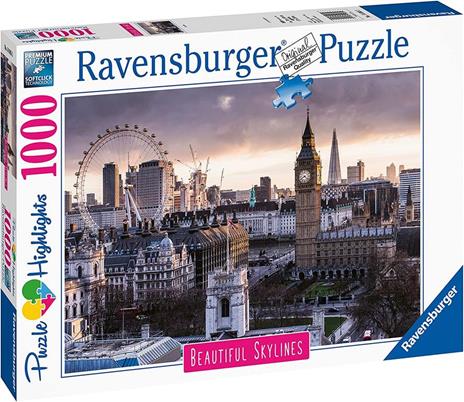 Ravensburger - Puzzle London, Collezione Beautiful Skylines, 1000 Pezzi, Puzzle  Adulti - Ravensburger - Beautiful skylines - Puzzle da 1000 a 3000 pezzi -  Giocattoli