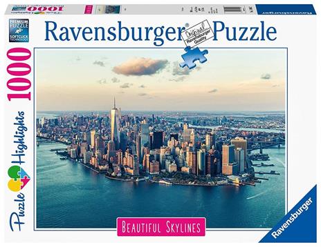 Ravensburger - Puzzle New York, Collezione Beautiful Skylines, 1000 Pezzi, Puzzle Adulti - 9