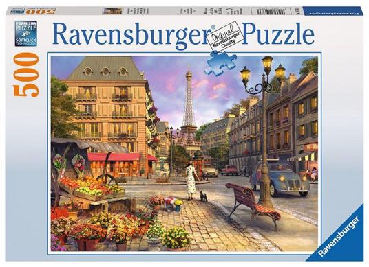 Ravensburger - Puzzle Passeggiata Serale, 500 Pezzi, Puzzle Adulti -  Ravensburger - Puzzle 500 pz - Puzzle da 300 a 1000 pezzi - Giocattoli