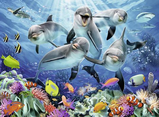 Ravensburger - Puzzle Delfini, 500 Pezzi, Puzzle Adulti - 3