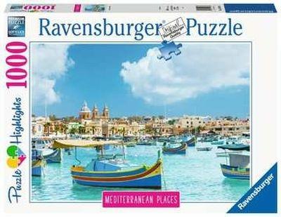 Ravensburger - Puzzle Mediterranean Malta, Collezione Mediterranean Places, 1000 Pezzi, Puzzle Adulti - 15