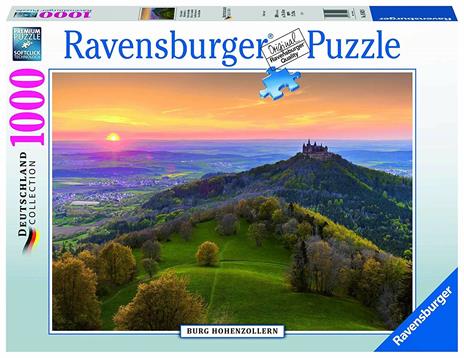 Puzzle 1000 pezzi Castello di Hohenzollern (15012) - Ravensburger - 1000  pezzi Foto e paesaggi - Puzzle da 1000 a 3000 pezzi - Giocattoli | IBS