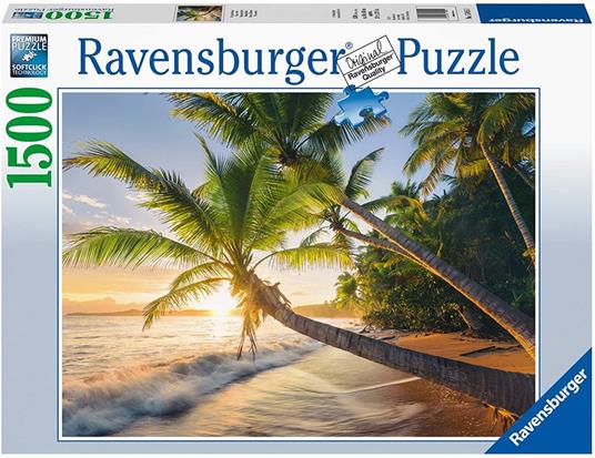 Ravensburger - Puzzle Spiaggia segreta, 1500 Pezzi, Puzzle Adulti - 5