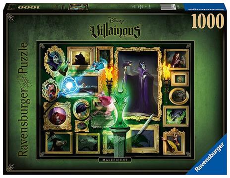 Ravensburger - Puzzle Villainous: Malificent, Collezione Villainous, 1000 Pezzi, Puzzle Adulti - 4