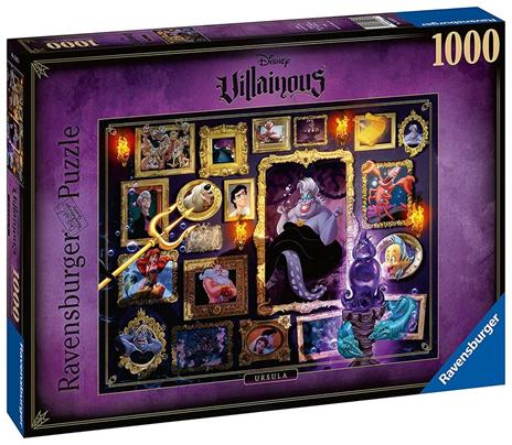 Ravensburger - Puzzle Villainous: Ursula, Collezione Villainous, 1000 Pezzi, Puzzle Adulti - 3