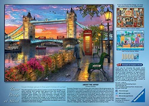 Ravensburger - Puzzle Tower Bridge al tramonto, 1000 Pezzi, Puzzle Adulti - 2