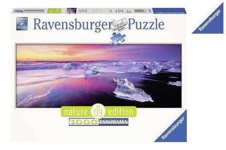 Ravensburger - Puzzle Lago Jökulsárlón, Islanda, Collezione Panorama, 1000 Pezzi, Puzzle Adulti - 3