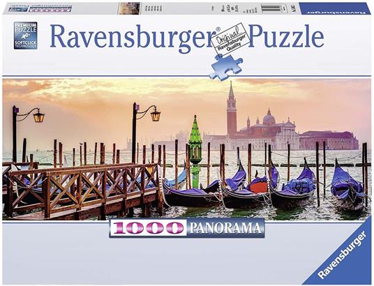 Ravensburger - Puzzle Gondole A Venezia, 1000 Pezzi, Puzzle Adulti