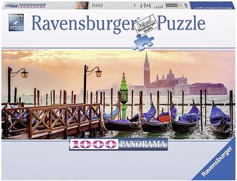 Ravensburger - Puzzle Gondole A Venezia, 1000 Pezzi, Puzzle Adulti - 2