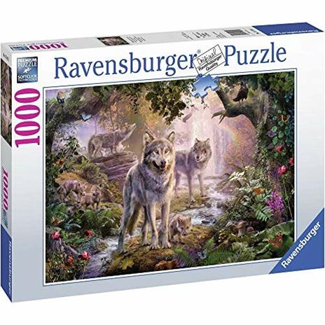 Ravensburger - Puzzle Lupi d'estate, 1000 Pezzi, Puzzle Adulti - 5