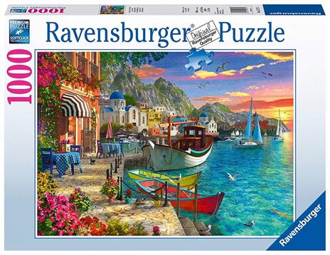 Ravensburger - Puzzle Meravigliosa Grecia , 1000 Pezzi, Puzzle Adulti