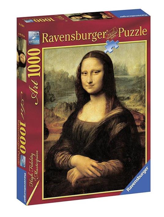 Ravensburger - Puzzle Leonardo: la Gioconda, Art Collection, 1000 Pezzi, Puzzle Adulti - 5