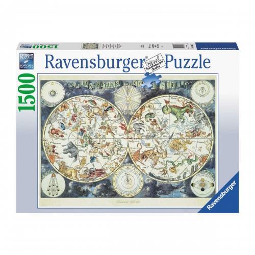 Ravensburger - Puzzle Mappa del mondo di animali fantastici, 1500 Pezzi, Puzzle Adulti - 6