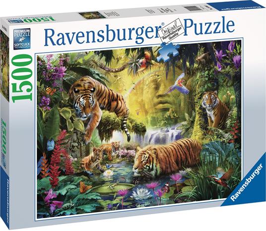 Ravensburger Tranquil Tigers Puzzle 1500 pz Animali - 4