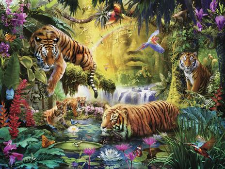 Ravensburger Tranquil Tigers Puzzle 1500 pz Animali - 5