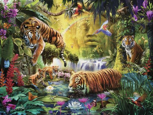 Ravensburger Tranquil Tigers Puzzle 1500 pz Animali - 5