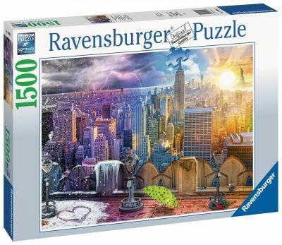Ravensburger - Puzzle Le stagioni di New York, 1500 Pezzi, Puzzle Adulti - 2