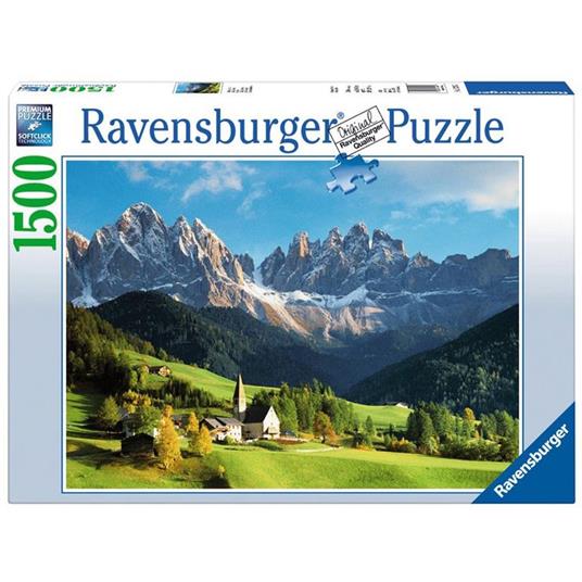 Ravensburger - Puzzle Veduta delle Dolomiti, 1500 Pezzi, Puzzle Adulti -  Ravensburger - Puzzle 1500 pz - Puzzle da 1000 a 3000 pezzi - Giocattoli |  IBS