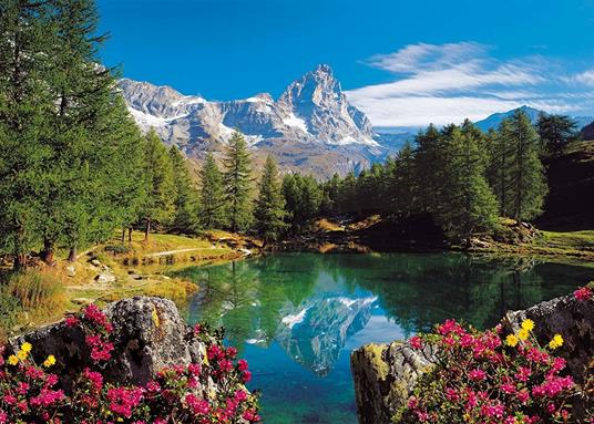 Ravensburger - Puzzle Lago Alpino Con Cervino , 1500 Pezzi, Puzzle Adulti - 9