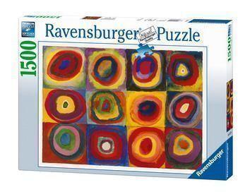 Ravensburger - Puzzle Kandinsky: Studio sul Colore, Art Collection, 1500 Pezzi, Puzzle Adulti