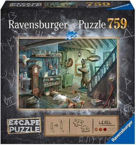 Ravensburger Puzzle La Cantina degli Orrori, Escape Puzzle, 759 pezzi, Puzzle Adulti