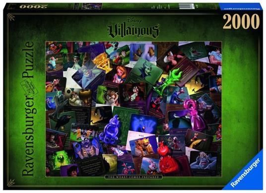 Ravensburger - Puzzle Villainous, 2000 Pezzi, Puzzle Adulti