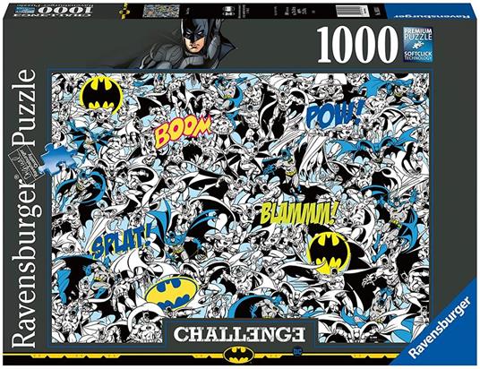 Ravensburger - Puzzle Batman, Collezione Challenge, 1000 Pezzi, Puzzle Adulti - 3