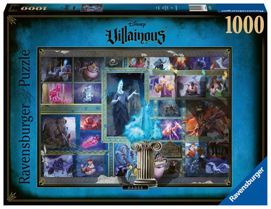 Ravensburger - Puzzle Villainous: Hades, Collezione Villainous, 1000 Pezzi, Puzzle Adulti