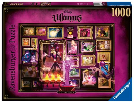 Ravensburger - Puzzle Villainous: Dr. Facilier, Collezione Villainous, 1000 Pezzi, Puzzle Adulti