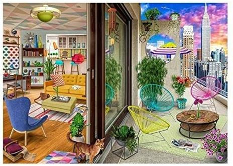 Ravensburger - Puzzle NYC Apartment, 1000 Pezzi, Puzzle Adulti - 3