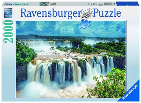 Ravensburger - Puzzle Cascata dell'Iguazù, Brasile, 2000 Pezzi, Puzzle Adulti