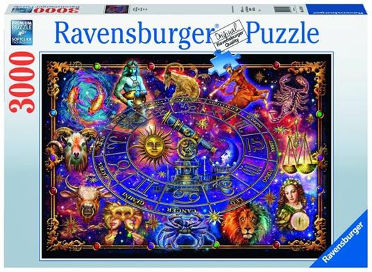 Ravensburger - Puzzle Zodíaco, 3000 Pezzi, Puzzle Adulti