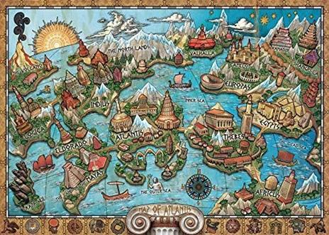 Ravensburger - Puzzle Il mistero di Atlantide, 1000 Pezzi, Puzzle Adulti - 2