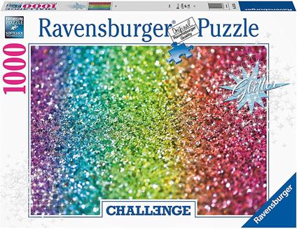 Ravensburger - Puzzle Glitter, Collezione Challenge, 1000 Pezzi, Puzzle  Adulti - Ravensburger - Challenge - Puzzle da 300 a 1000 pezzi - Giocattoli